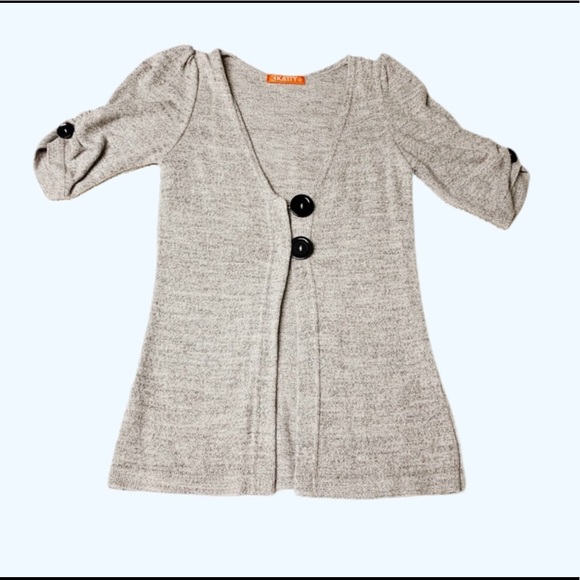 Sweaters - Women’s Cardigan Sweater Gray